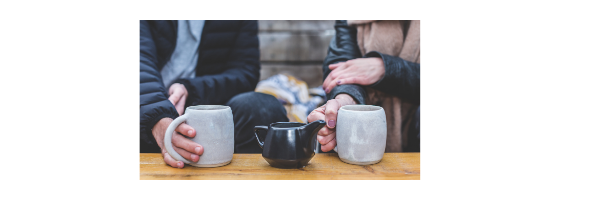 Talking with older relatives about family history and how it can be shared with future generations.